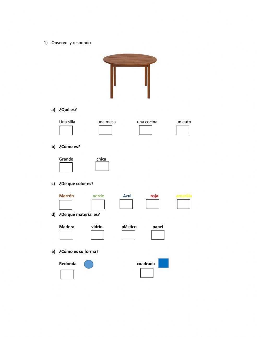 Descripción de Objetos