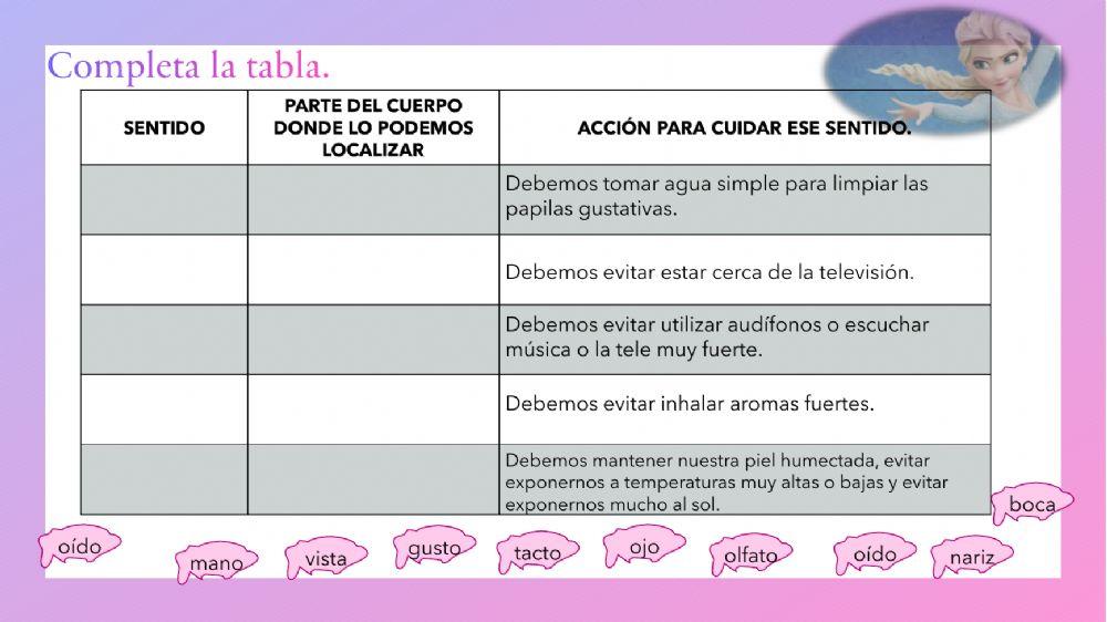 Repaso conocimiento del medio
