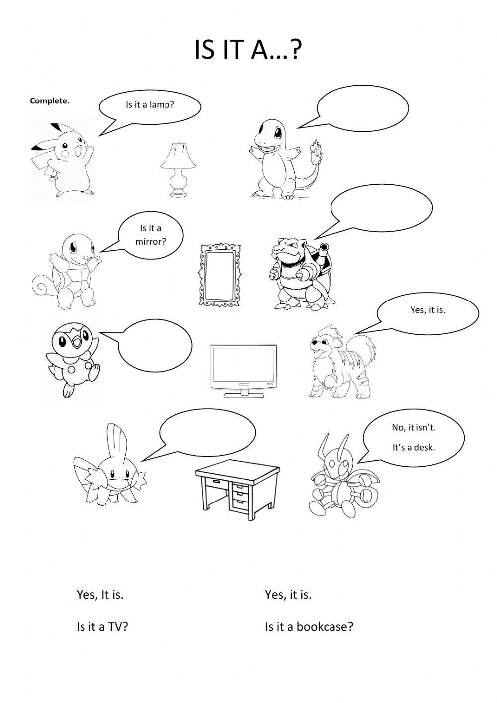 Is it a...? exercise | Live Worksheets