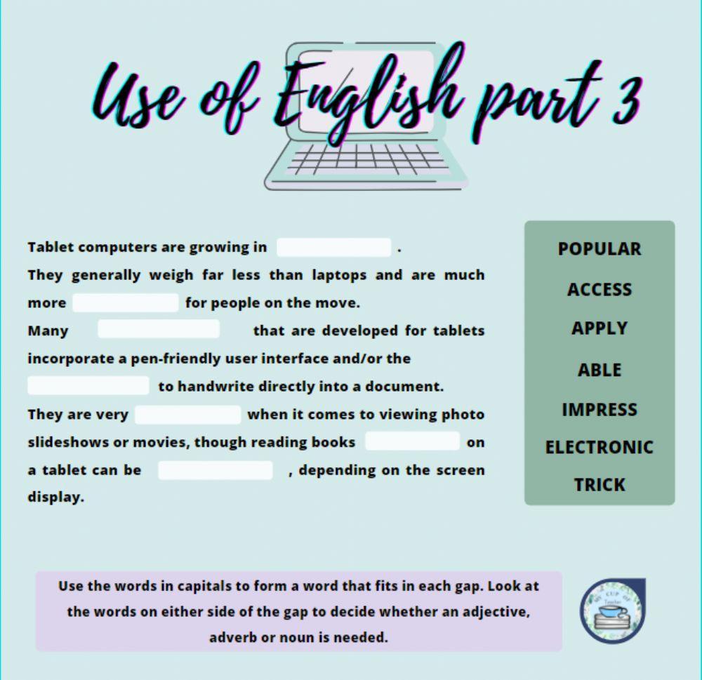 Use of English part 3