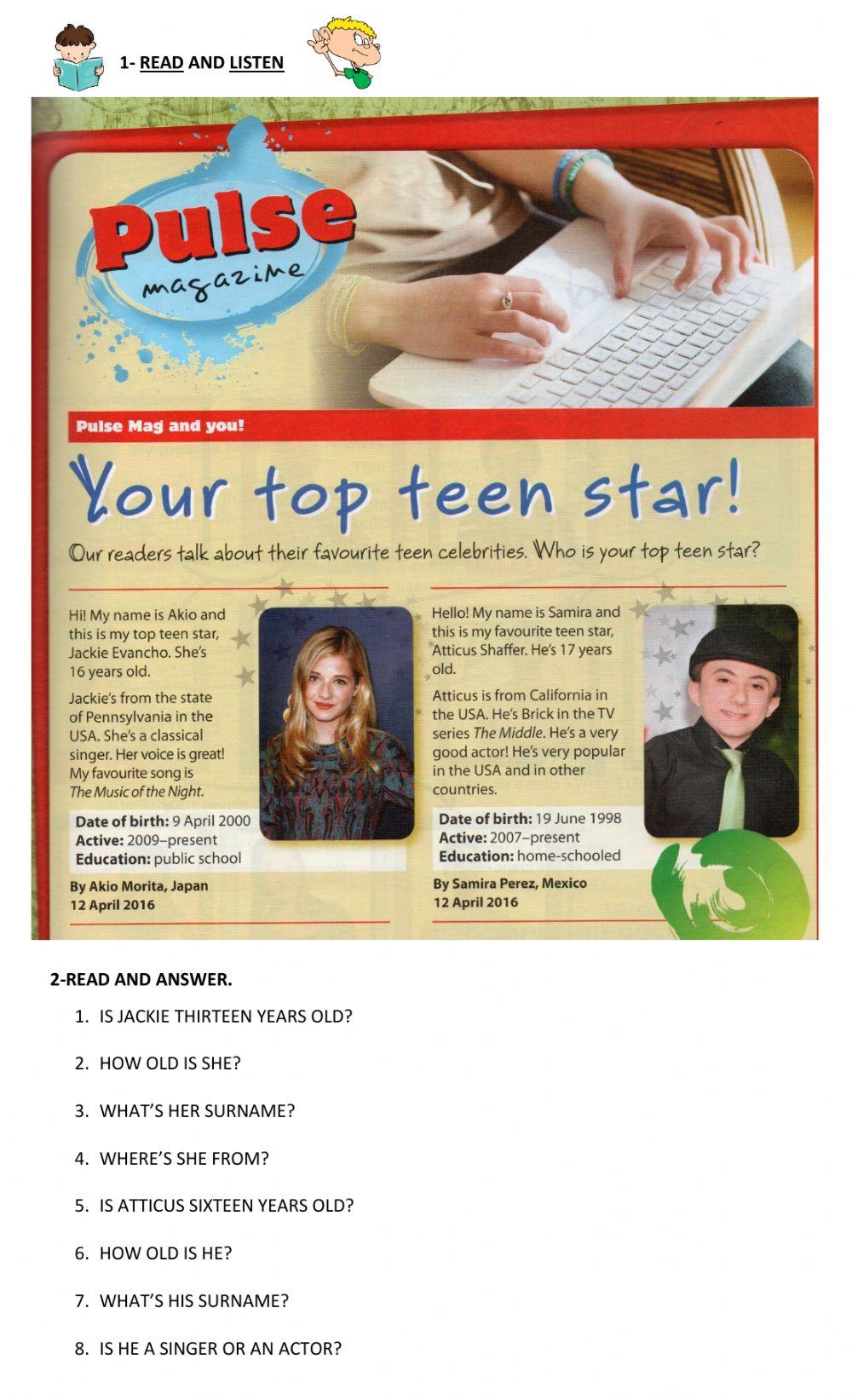 Teen stars