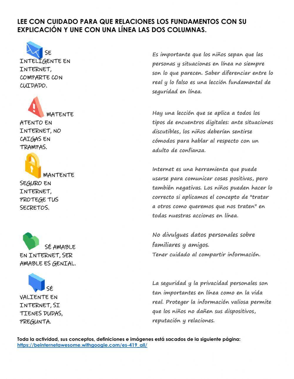 Sé genial en internet