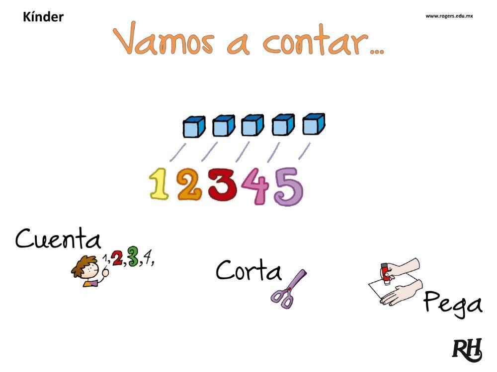 Cantidad y número del 15 al 30