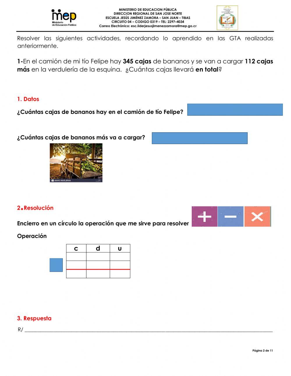 Estrategia de Evaluación Matemática 2020 I Parte