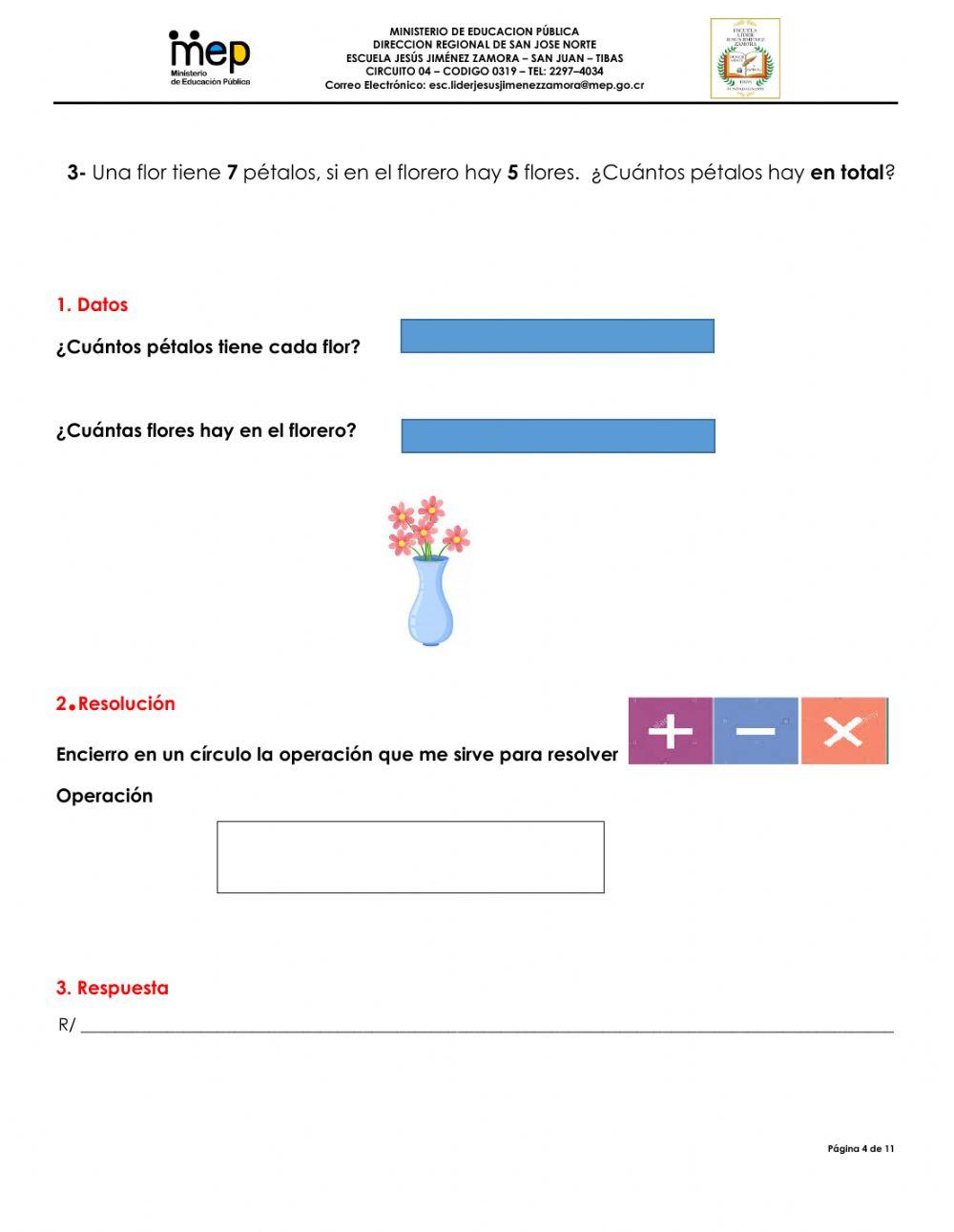 Estrategia de Evaluación Matemática 2020 I Parte