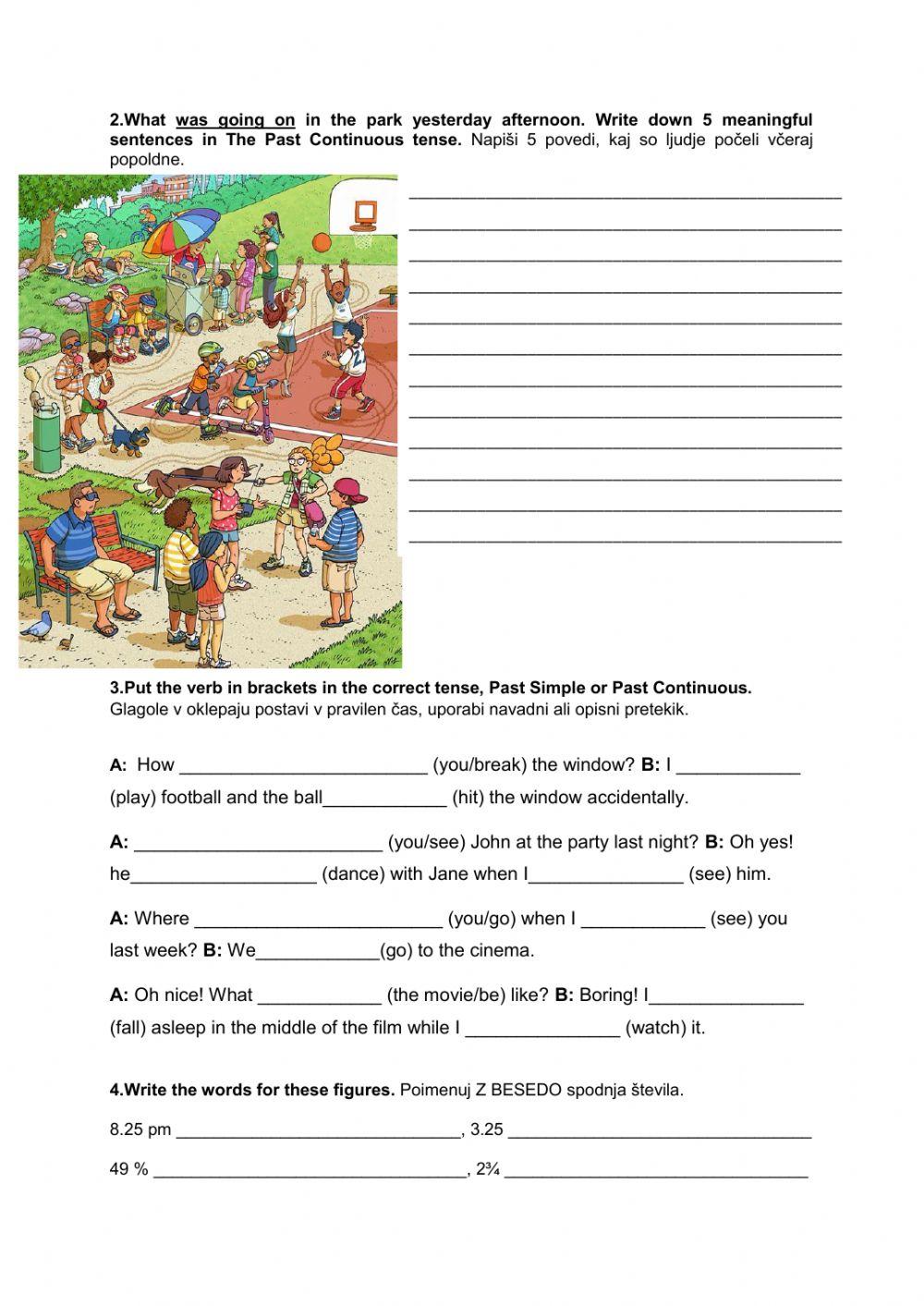 Revision for the test, Class 8, nov 2020