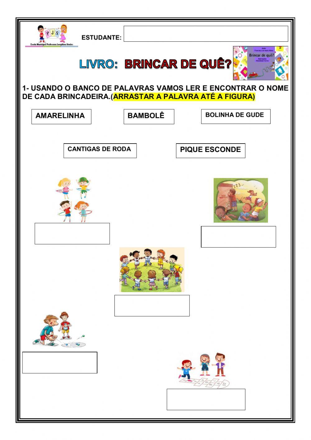 História brincar de quê?