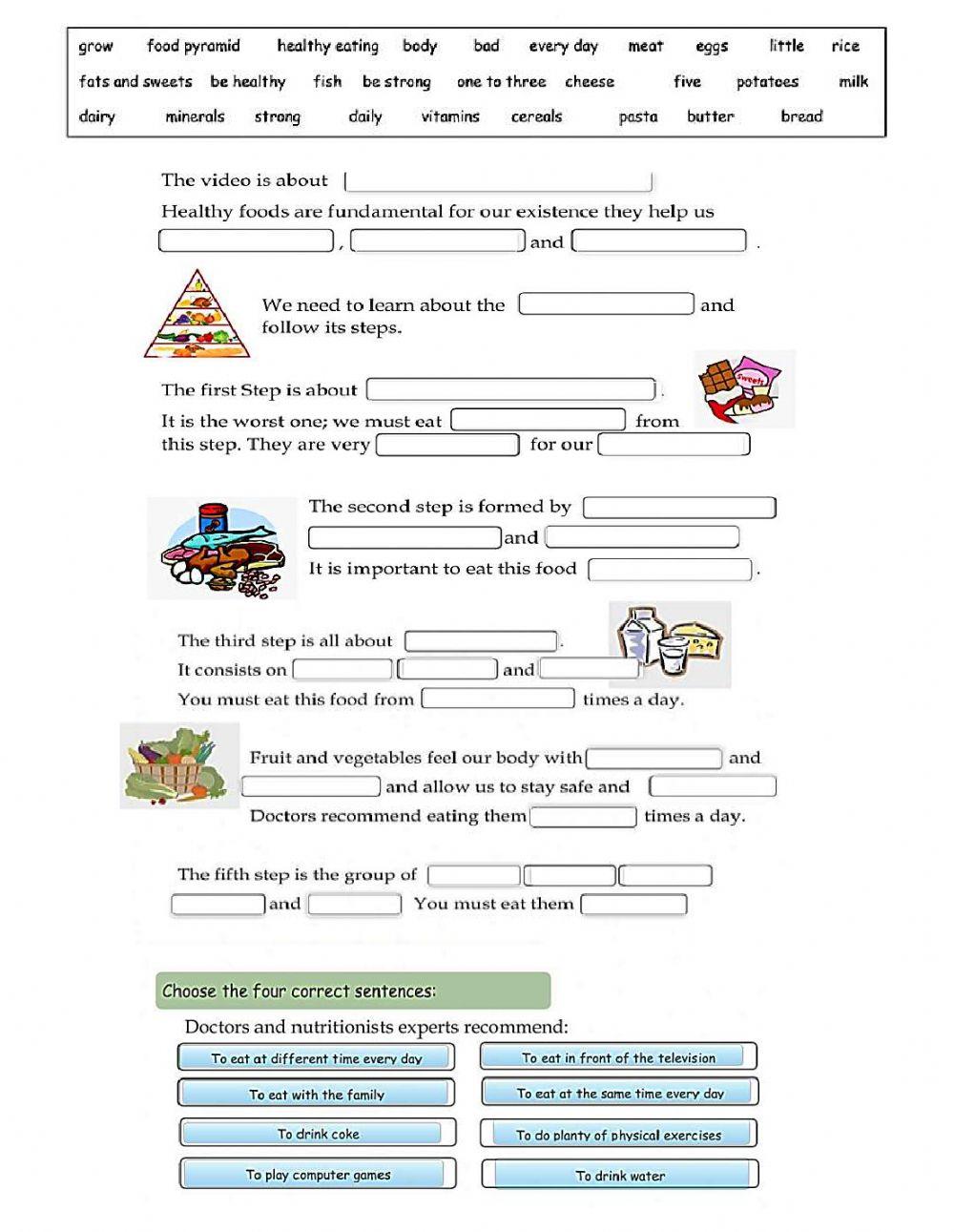 5th year - Reading and listening comprehension