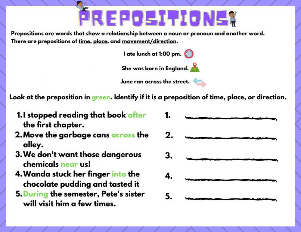 Prepositions  by - Grammatical Time!