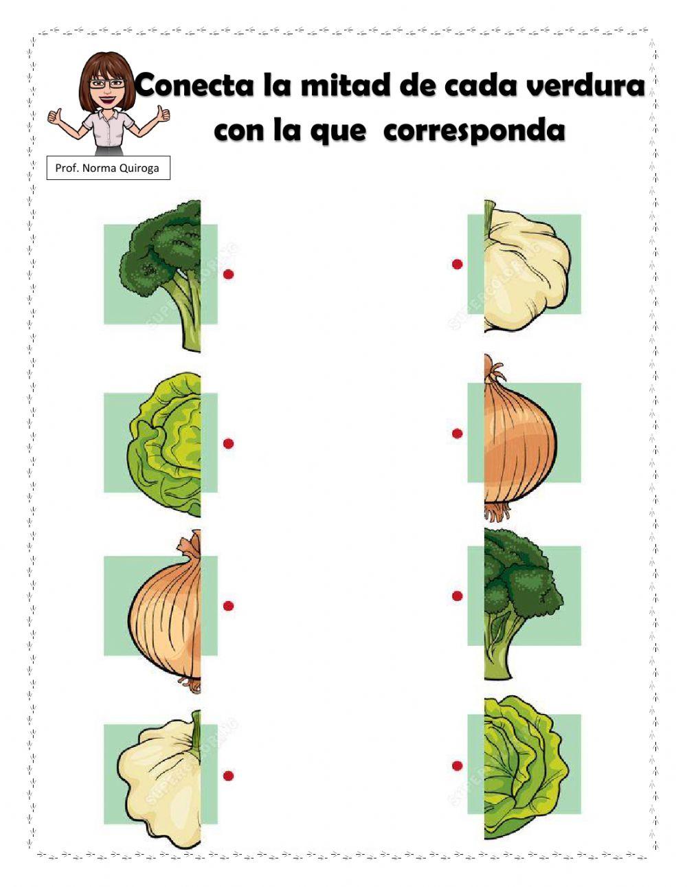 Juego interactivo de los alimentos