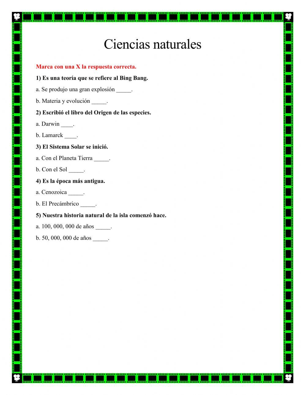 Las eras geológicas