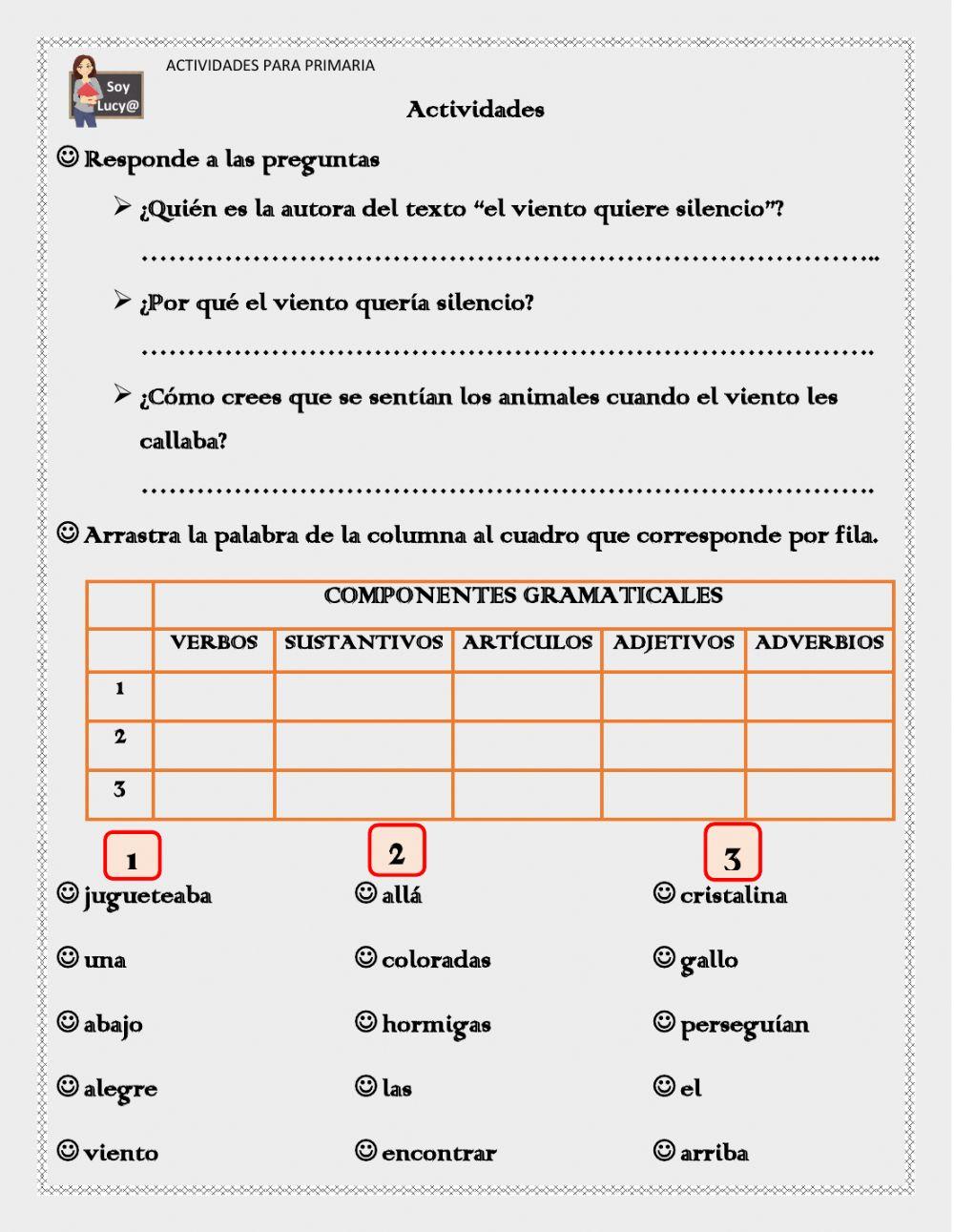 El viento quiere silencio