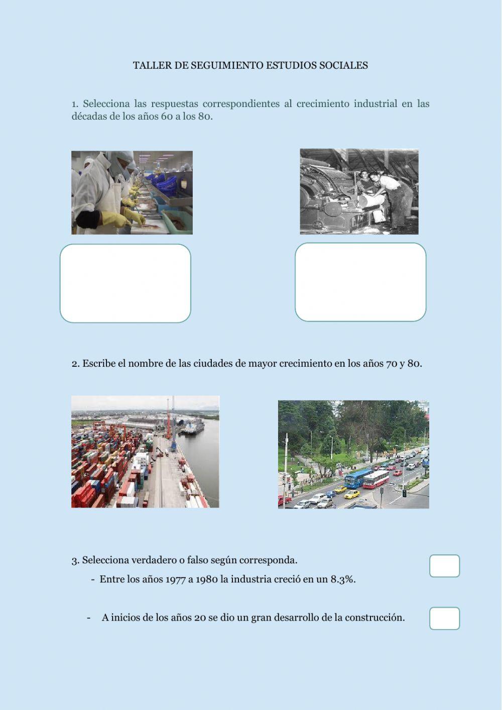 La industria en los años 80