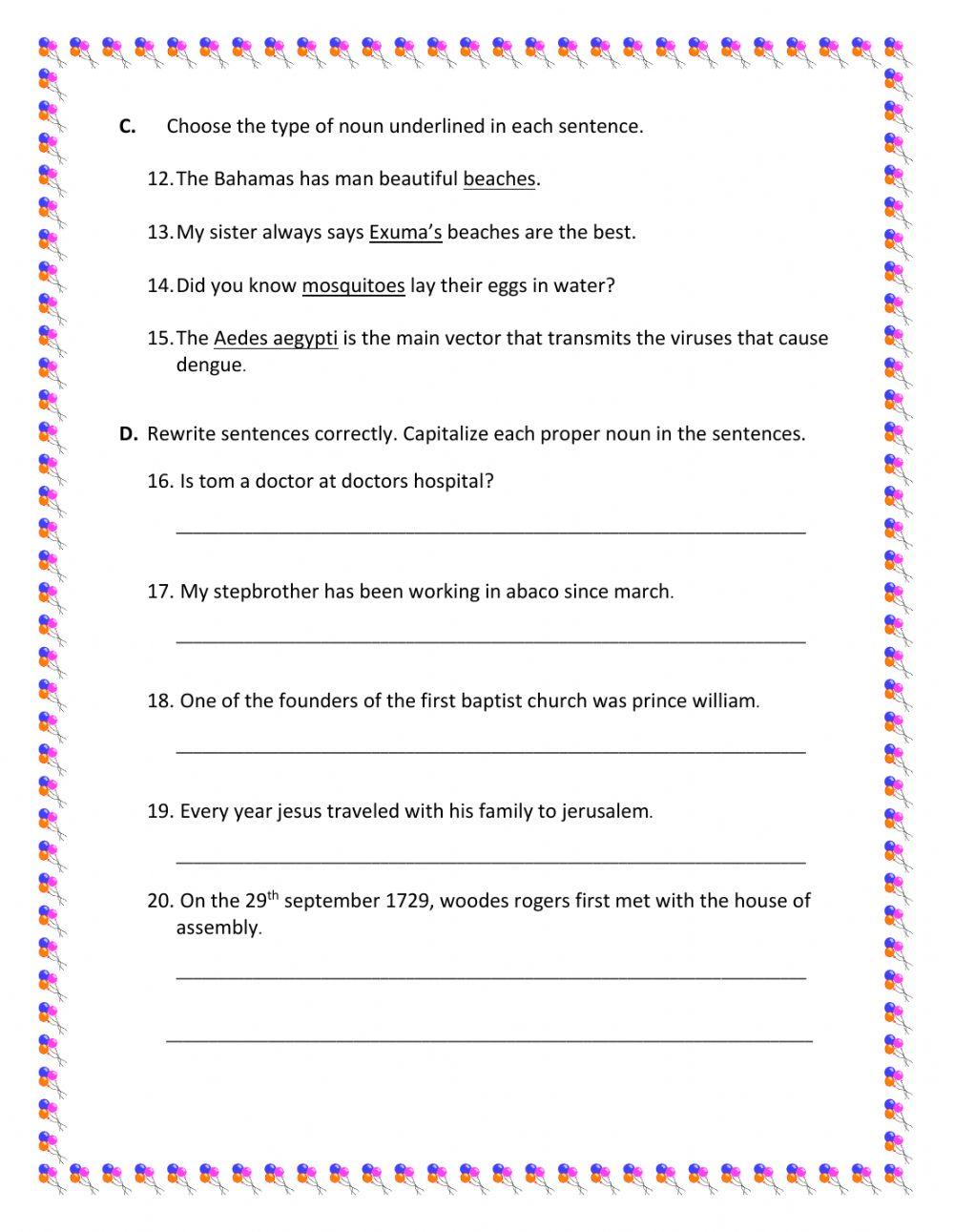 Common and Proper Nouns