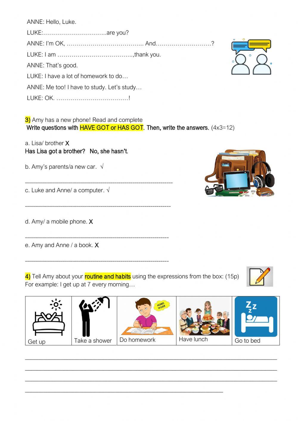 Examen pendientes 2020 inglés