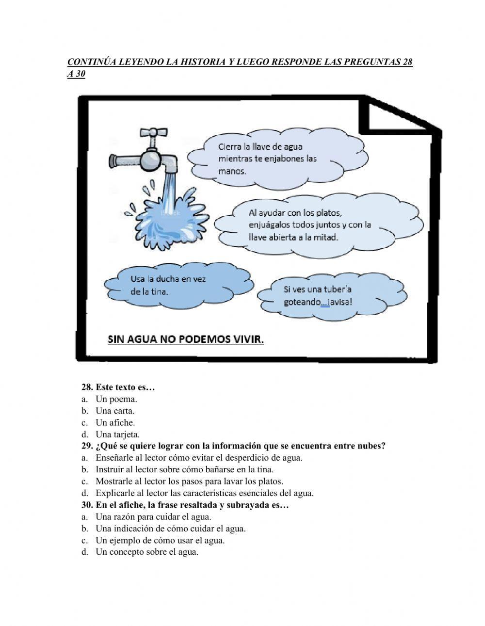 Prueba saber español parte 2