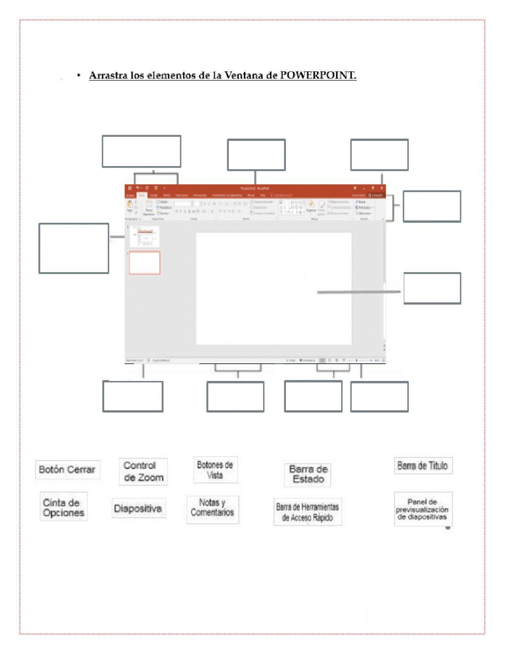 Ventana de POWERPOINT
