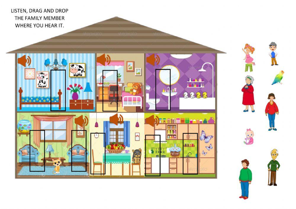 Exercises -2 parts of the house