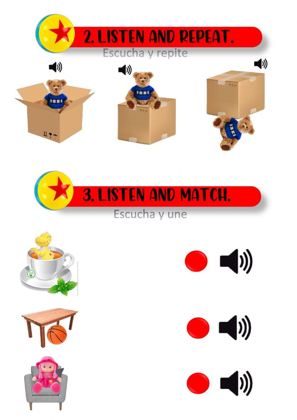 Toys and Prepositions