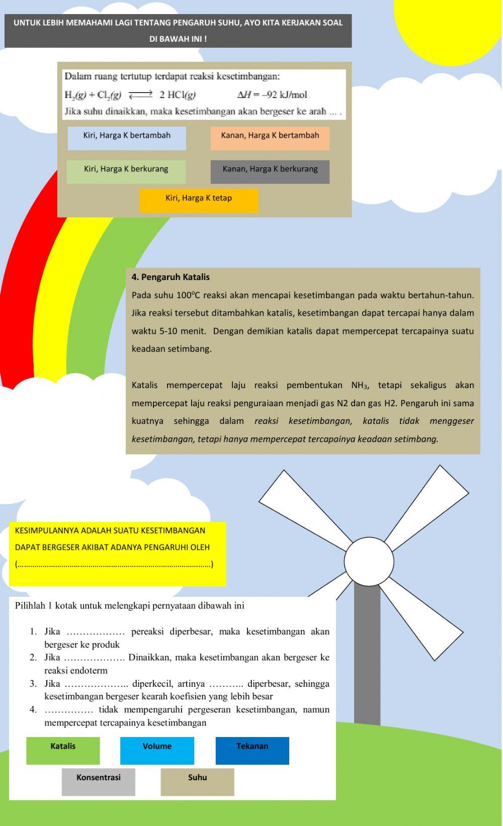 FaktorFaktor yang mempengaruhi pergeseran Kesetimbangan
