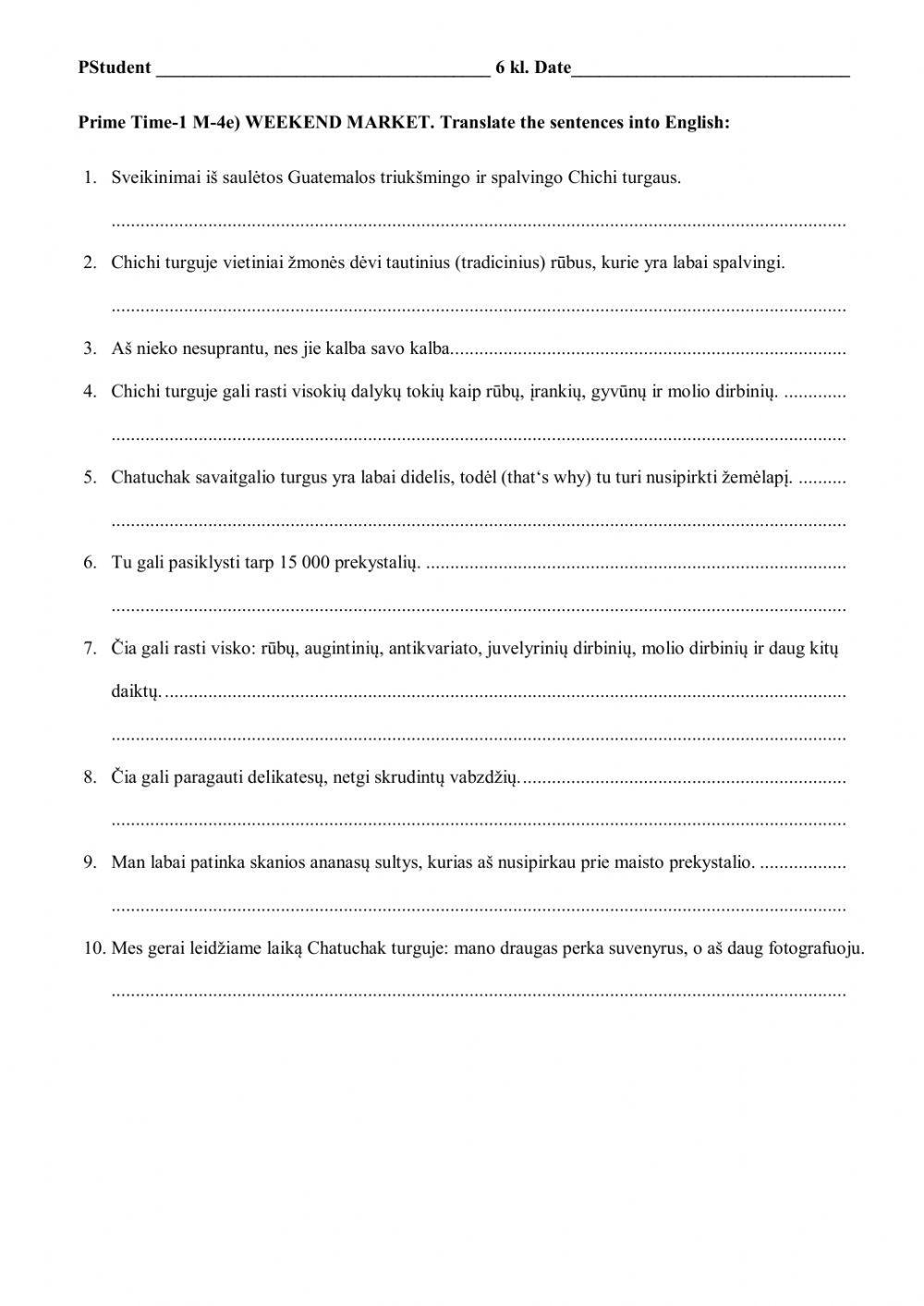 Prime Time - 1 Module 4e