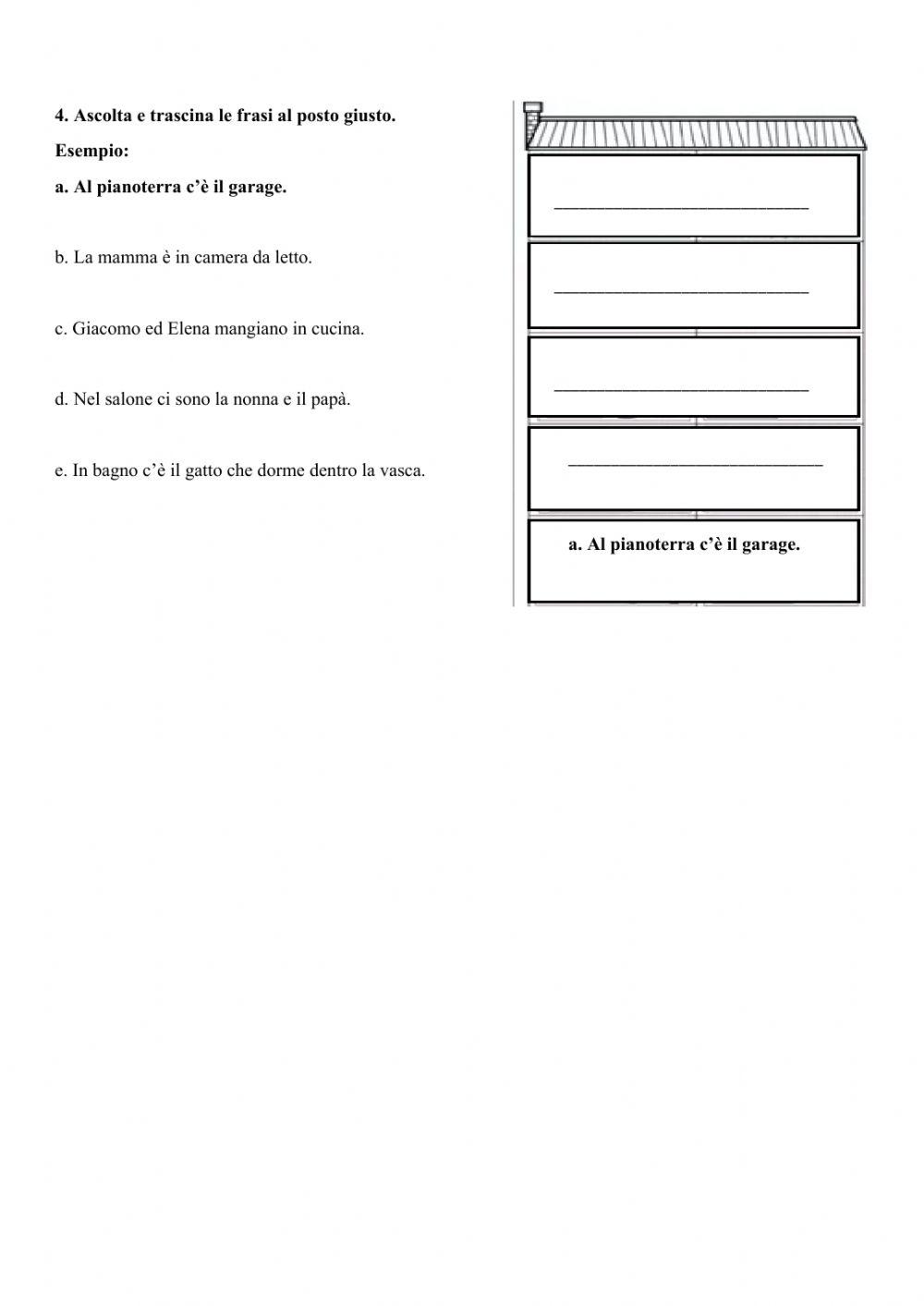 Numeri ordinali, ripasso verbi, ripasso verbo avere