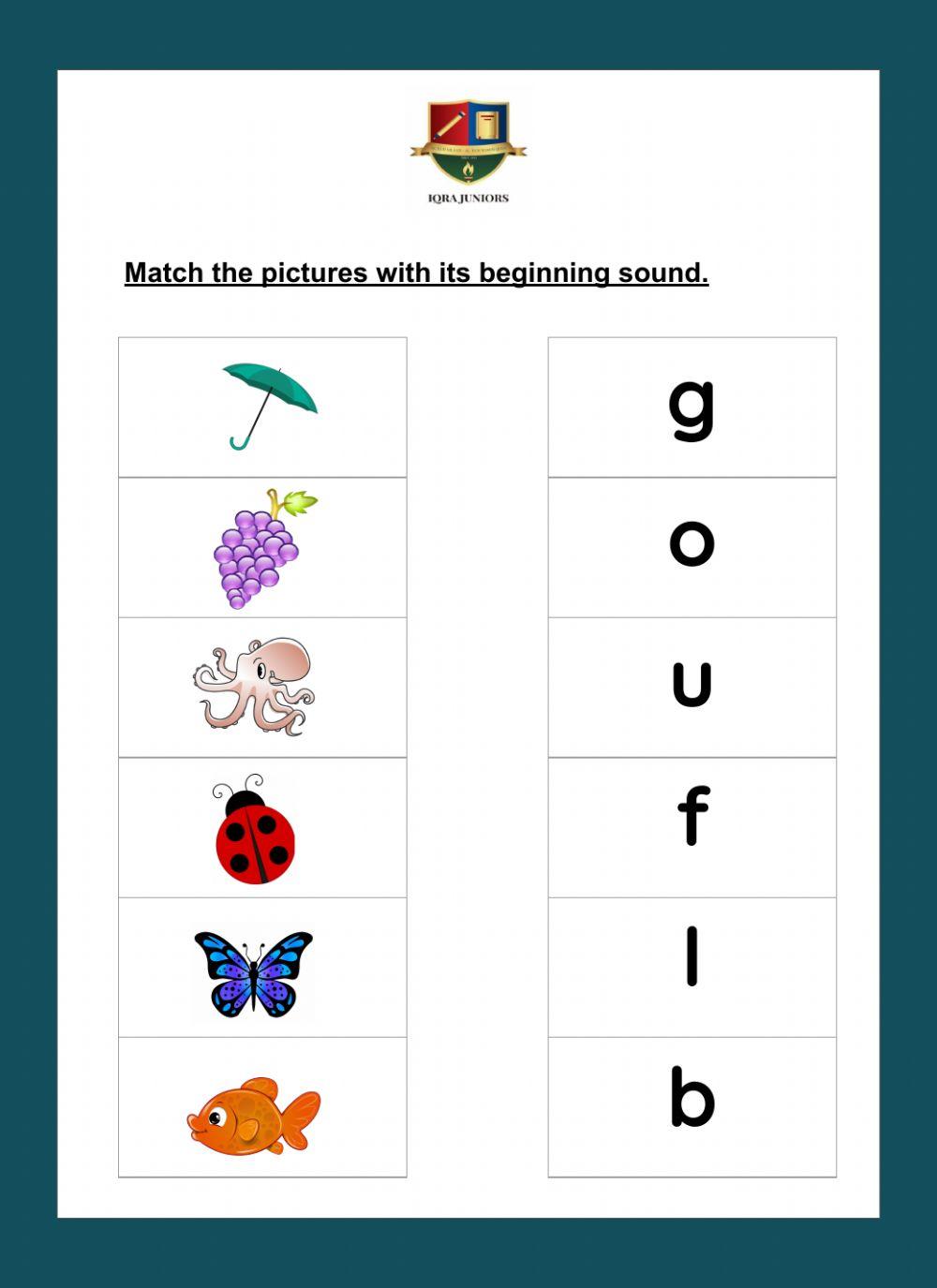 474742 | Match the picture with its beginning sound
