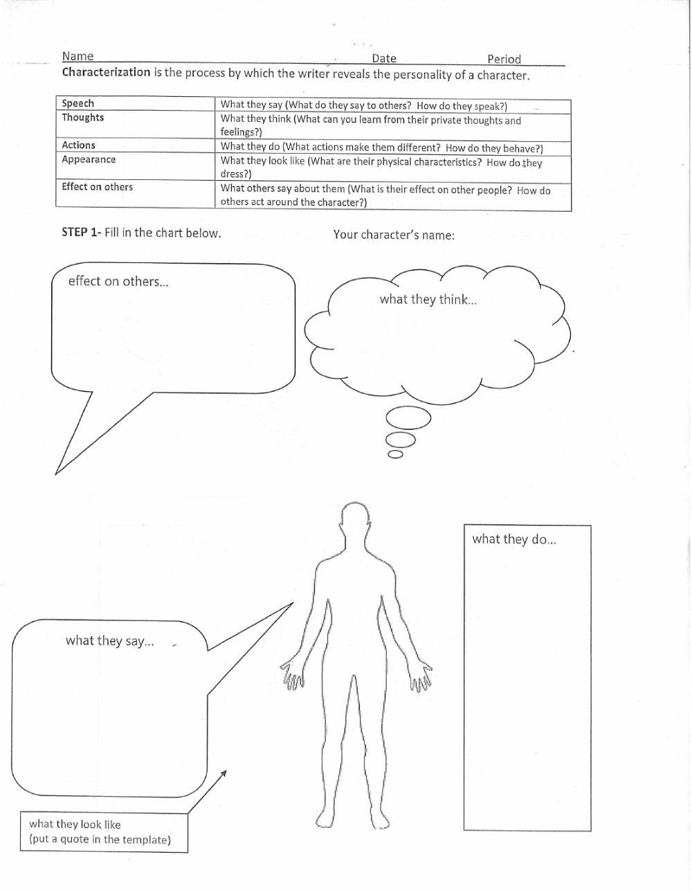 OMAM STEALS worksheet