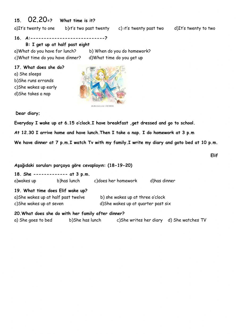 6th Grade Unit 1 Revision Quiz