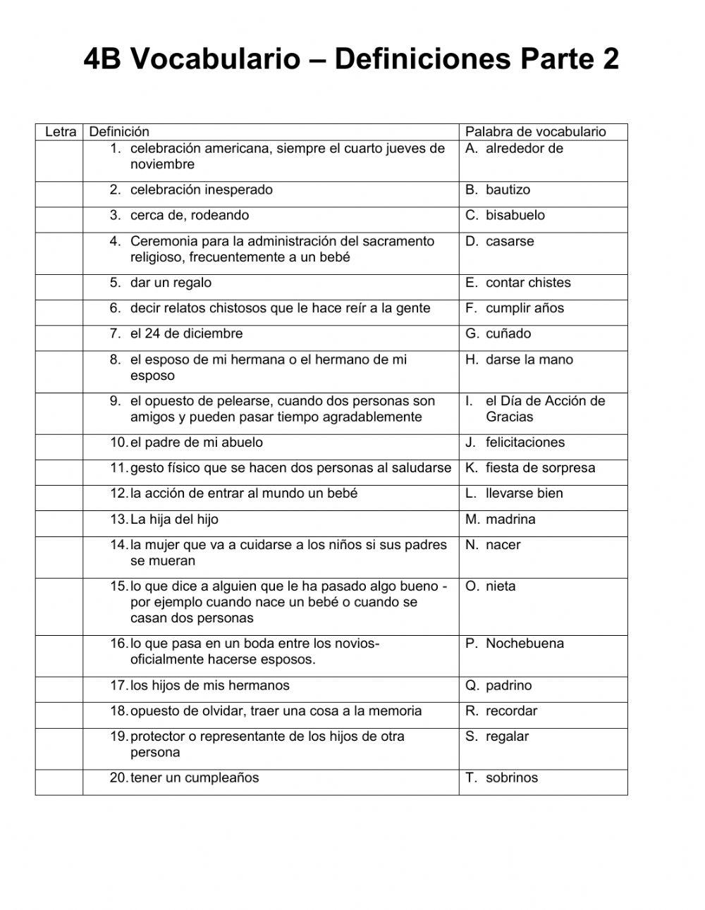 4b vocabu definitions