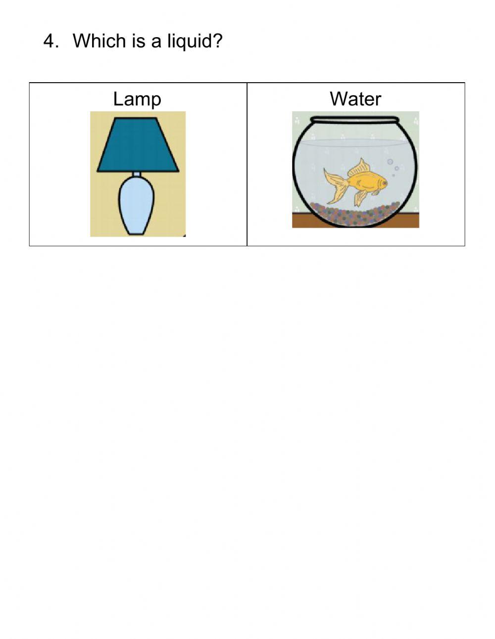 Solid, Liquid, and Gas
