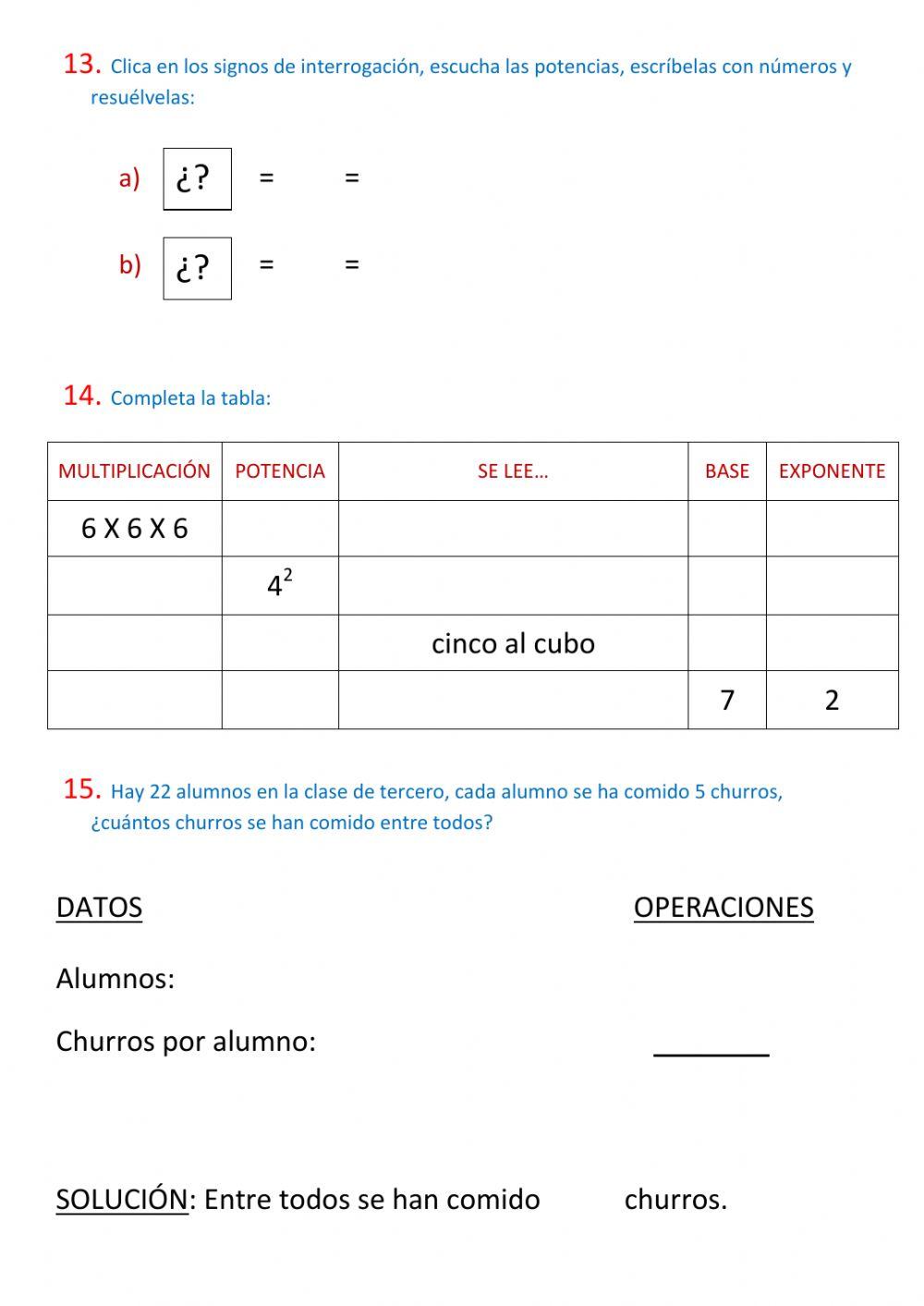 La multiplicación 1