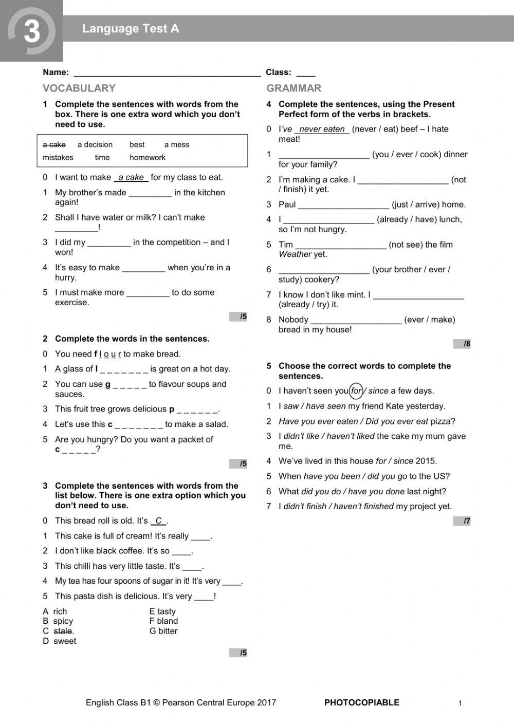 english-class-b1-unit-3-online-exercise-for-live-worksheets