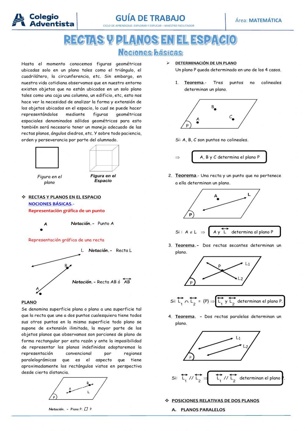 Nociones basicas geometria del espacio