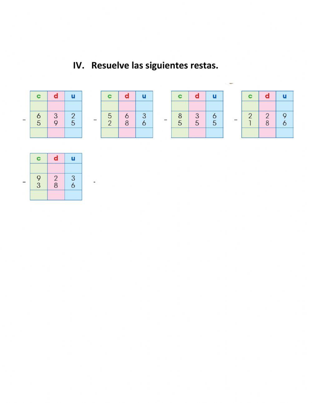 Examen de matemáticas