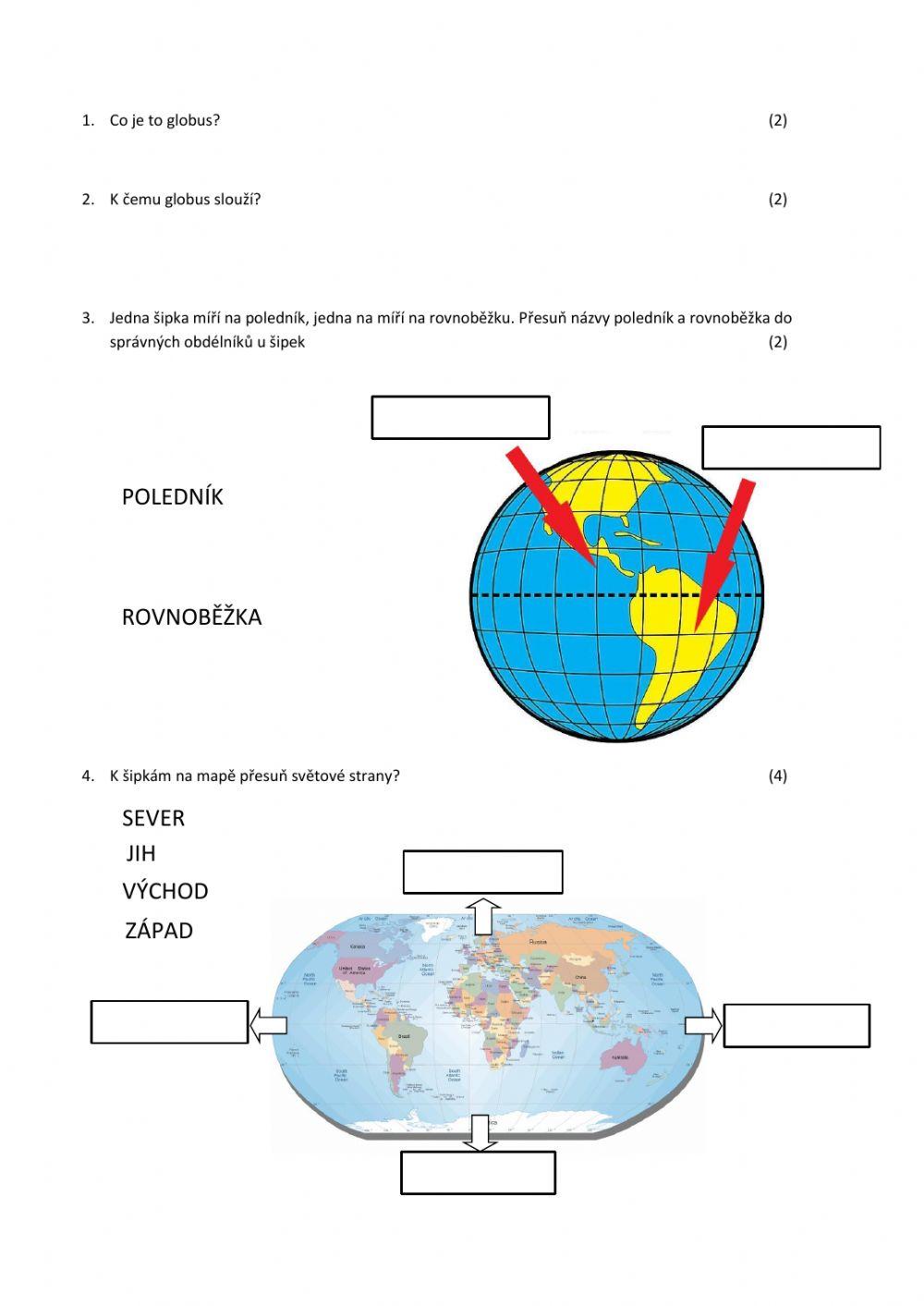 Zeměpisné souřadnice PŠ