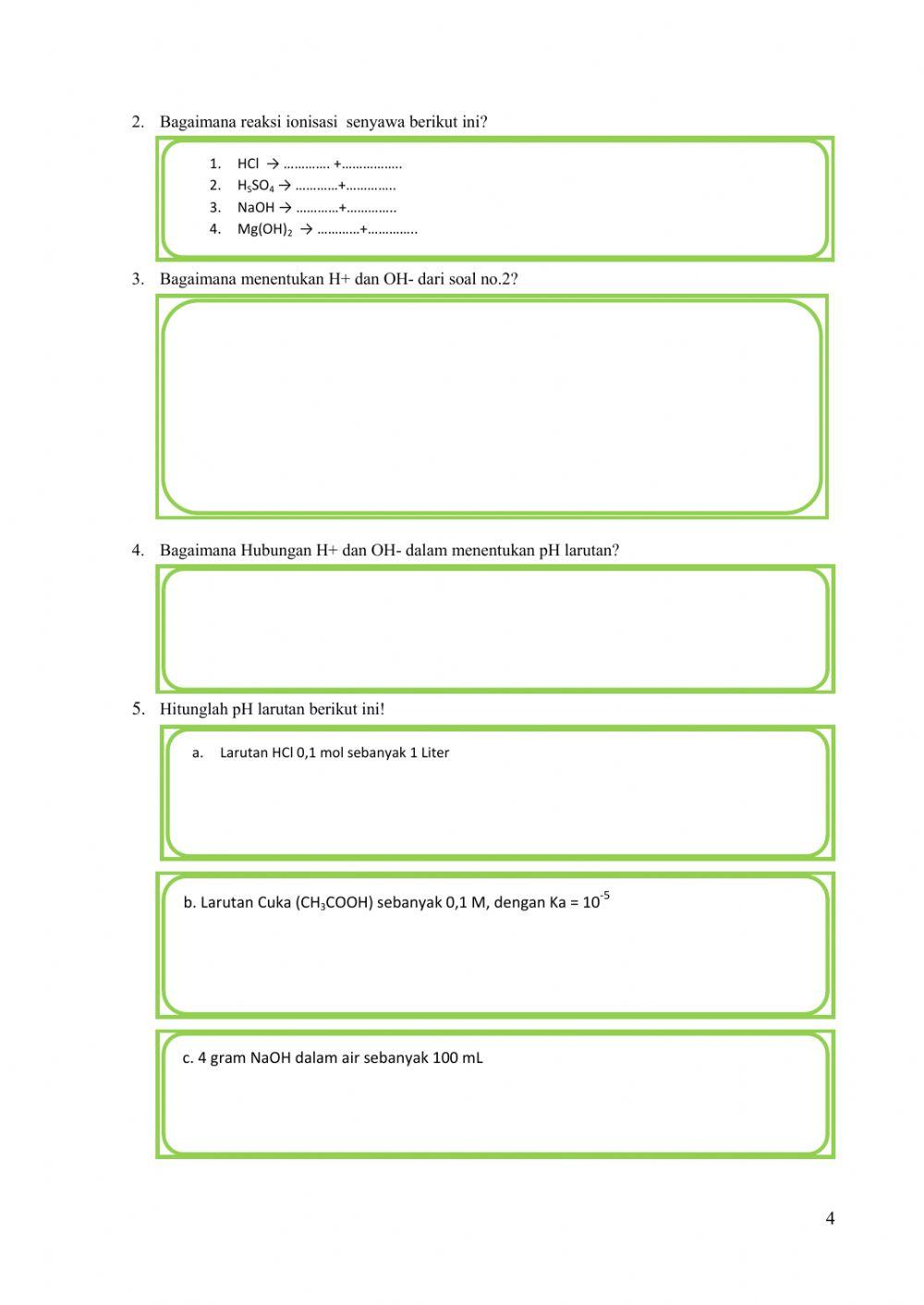 Kekuatan Asam Basa dan Menghitung pH asam Basa