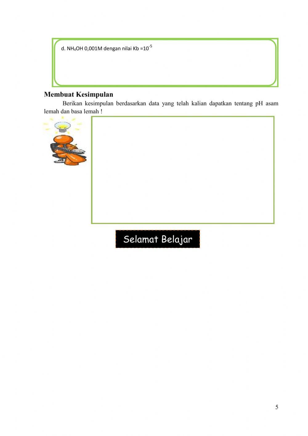 Kekuatan Asam Basa dan Menghitung pH asam Basa