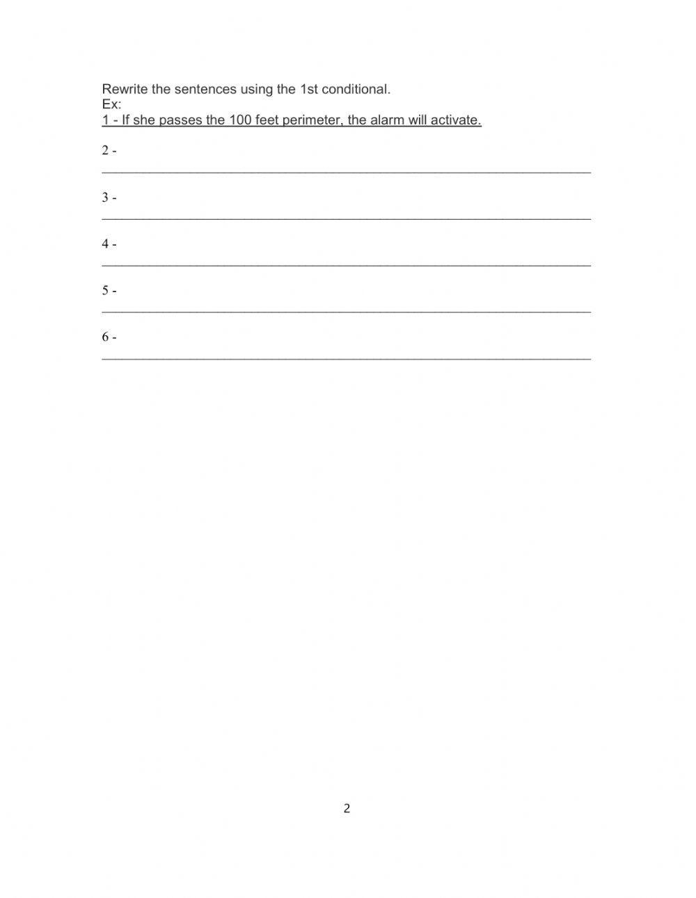 First conditional movie clip