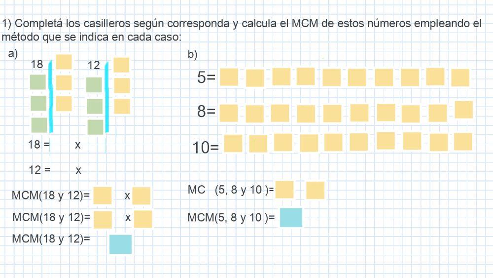 Múltiplo Común Menor