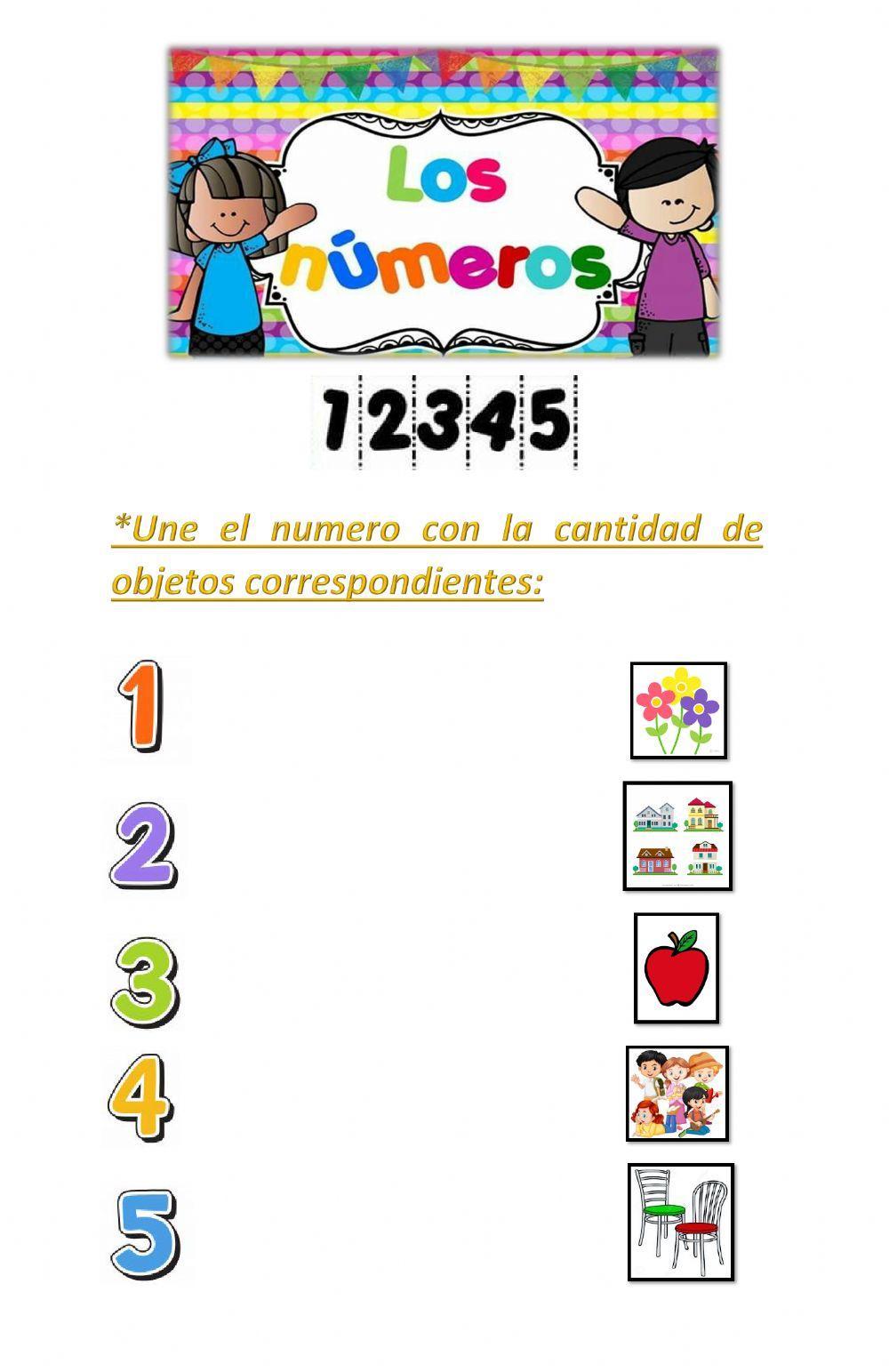 Los Números Del 1 al 5