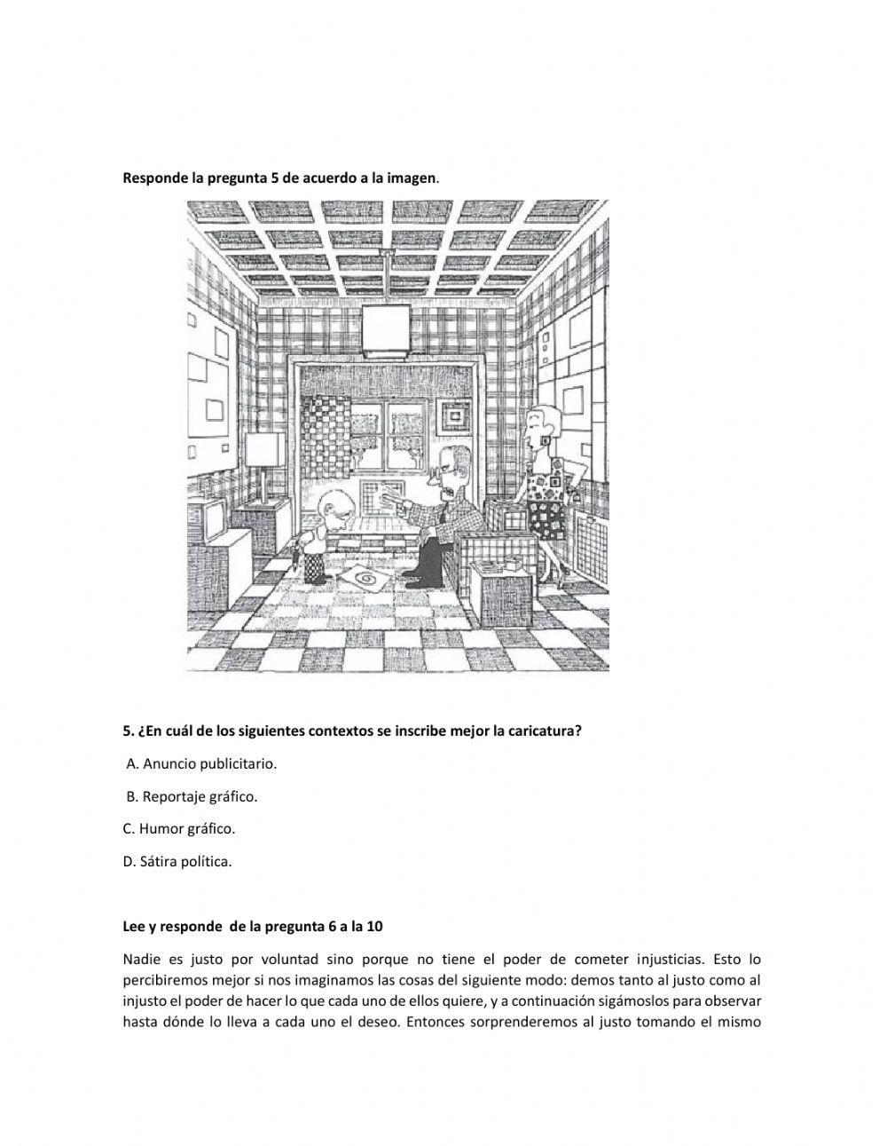 Prueba lectura crítica 6
