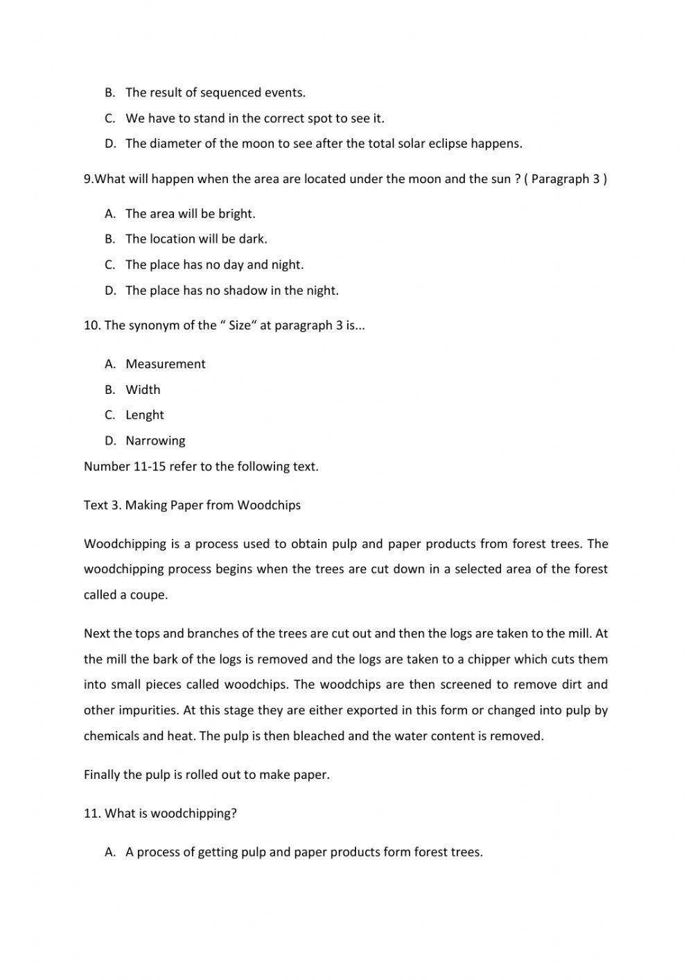Explanation Text Worksheet Live Worksheets, 51 OFF