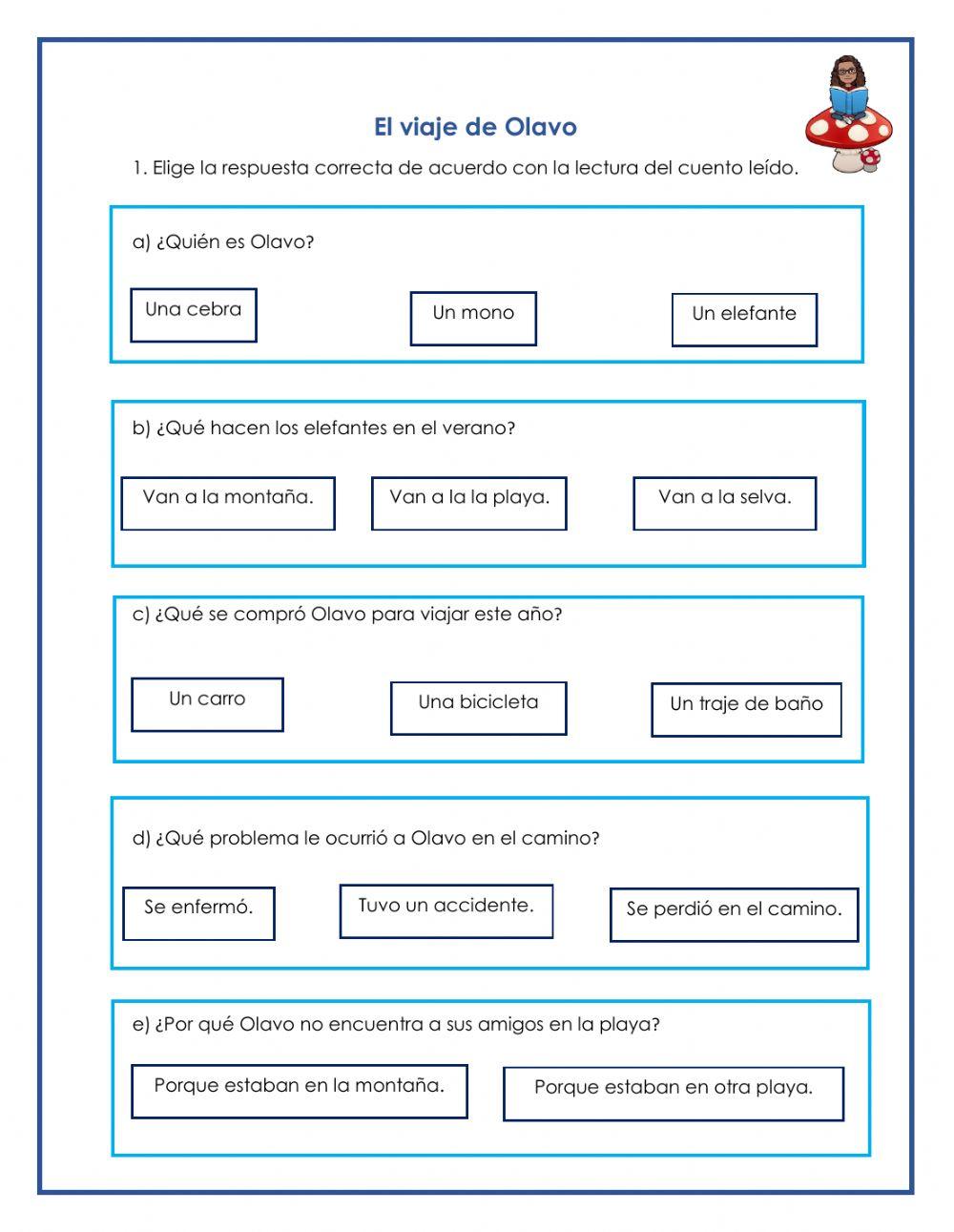 Comprensión de lectura