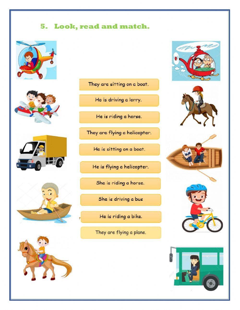 English exam online exercise for 1grade live worksheets