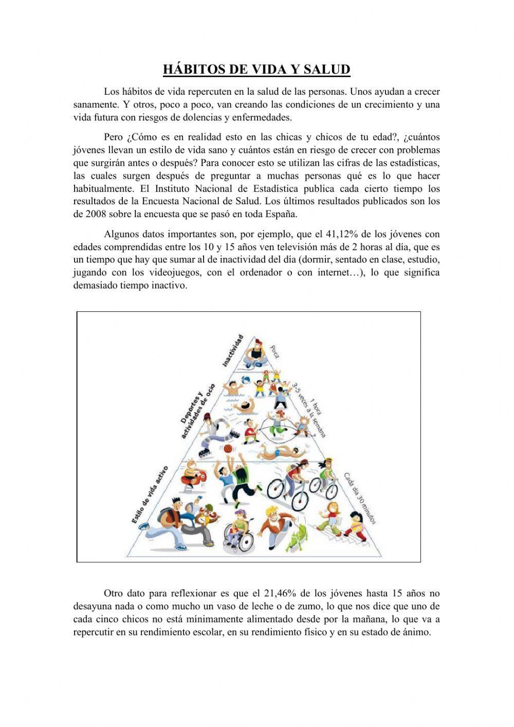 Lectura udi 2 hábitos de vida saludable