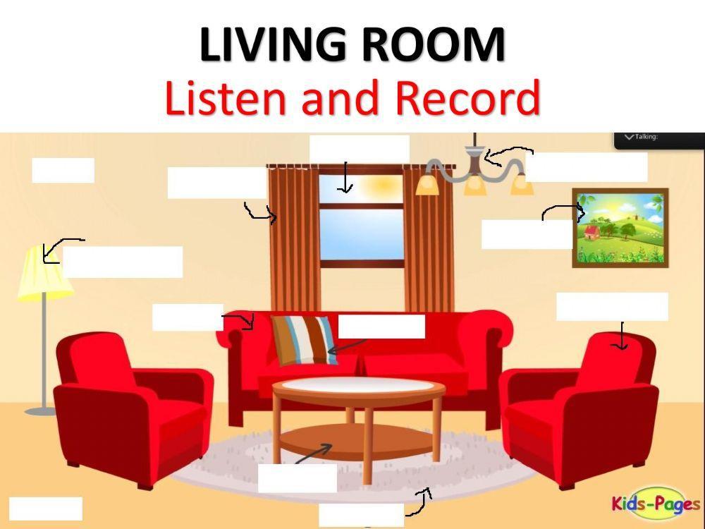 SPEAKING PARTS OF THE HOUSE worksheet Live Worksheets