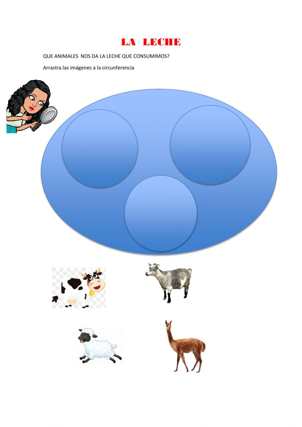 Animales que nos da la leche