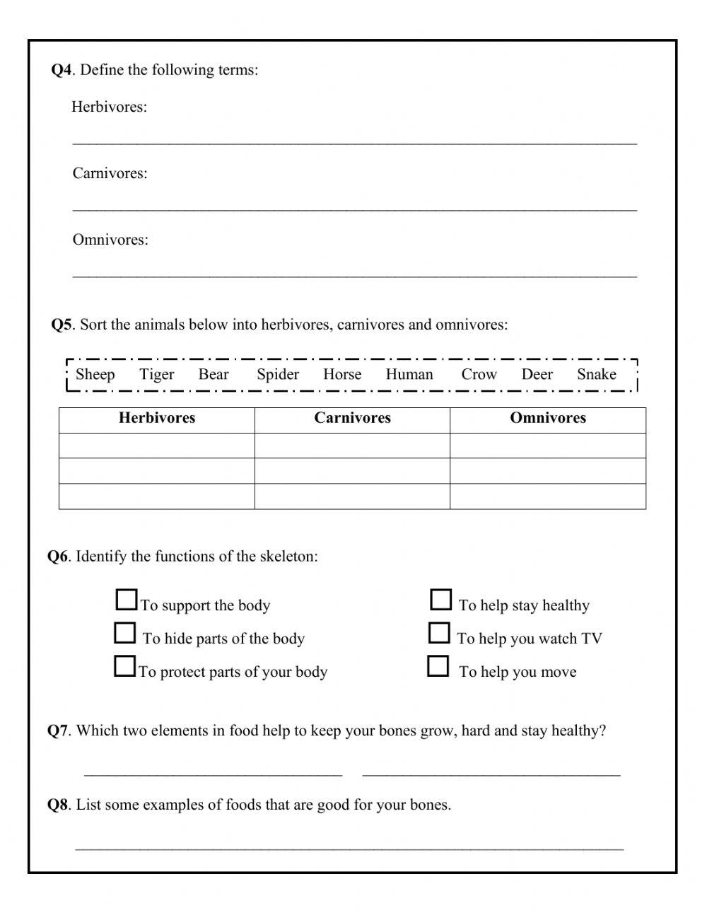 Science Revision Pack Part 1