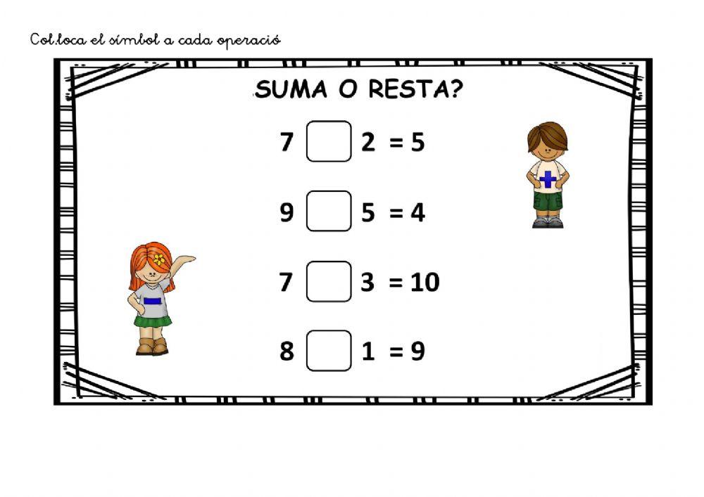Suma o resta 1